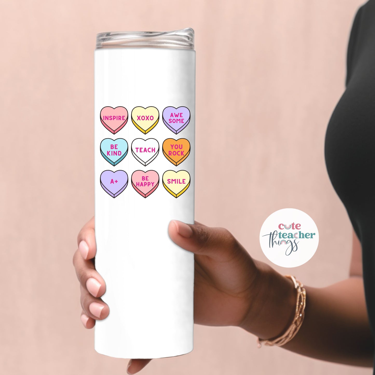 Conversation Hearts Tumbler