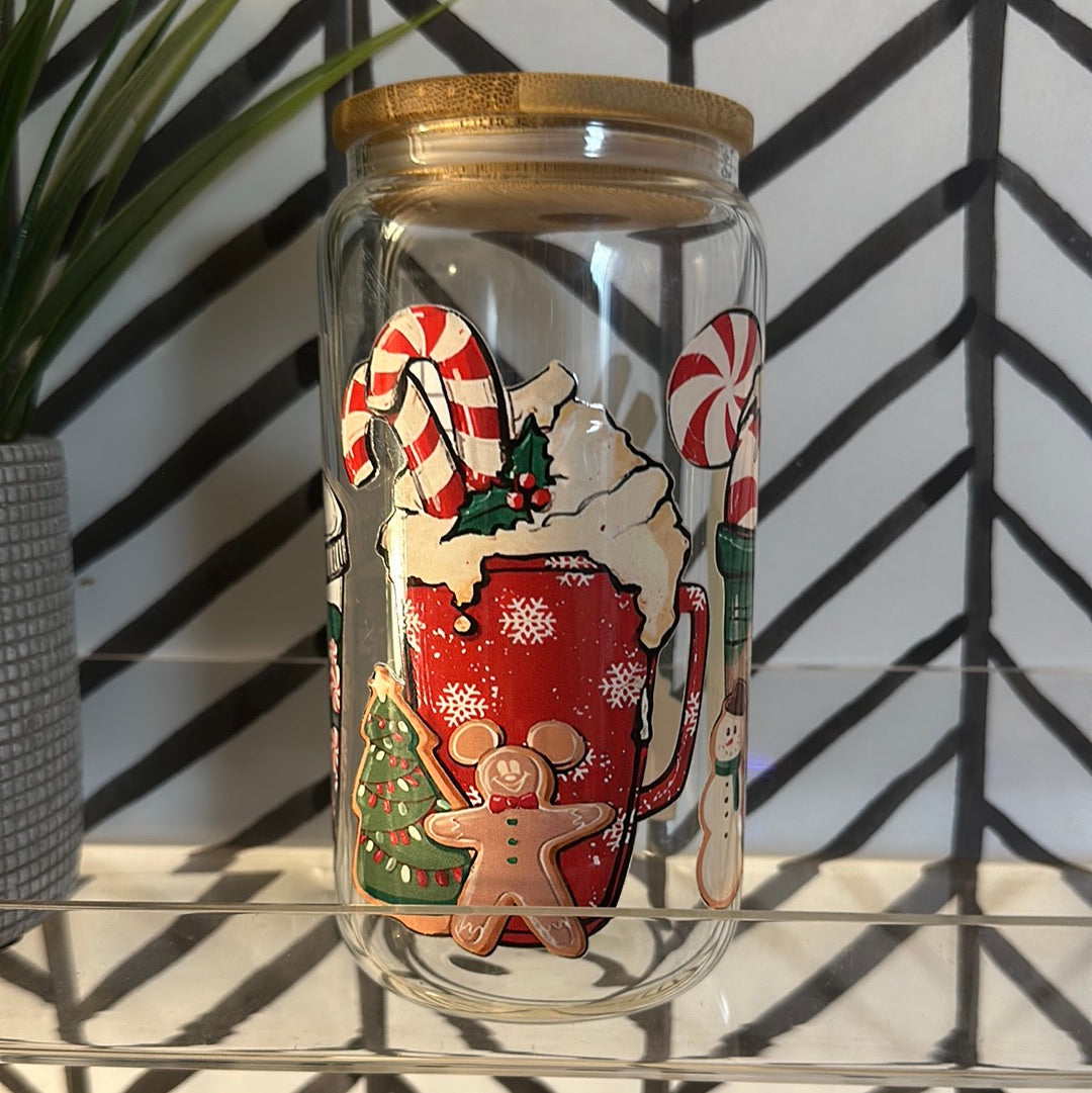Christmas Glass Cup