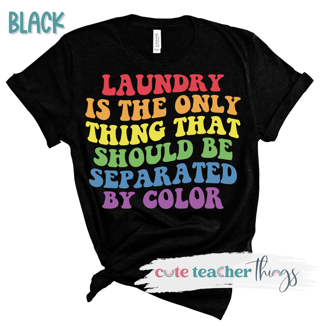 Laundry Is The Only Thing That Should Be Separated Tee