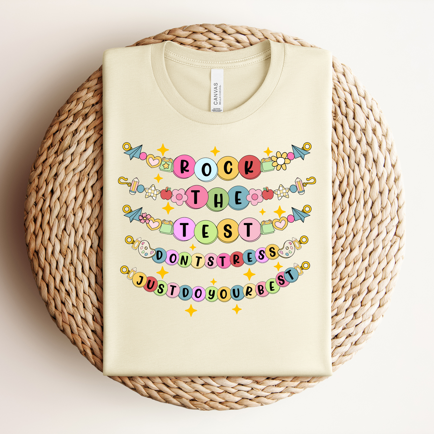 Rock The Test Don't Stress Tee
