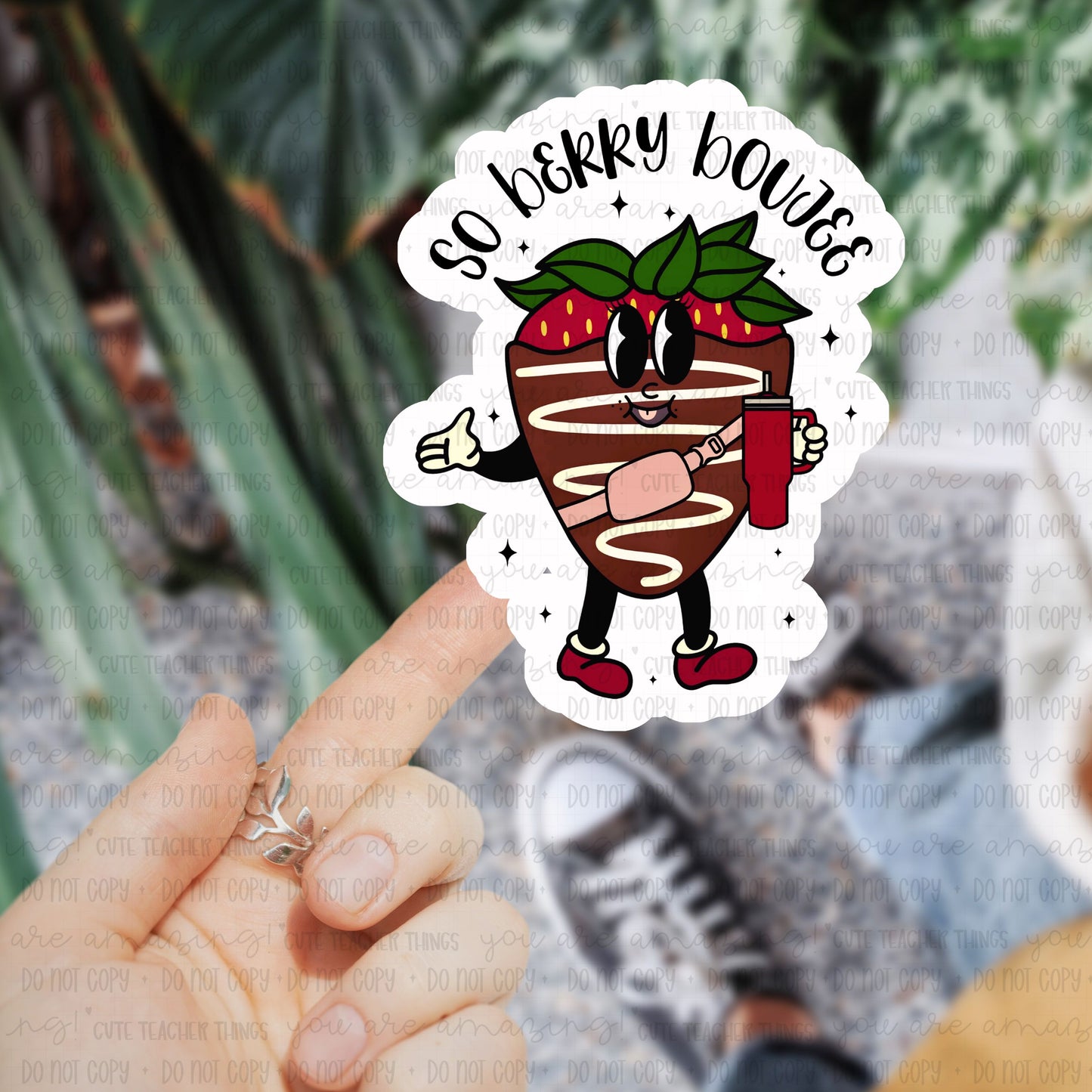 So Berry Boujee Sticker