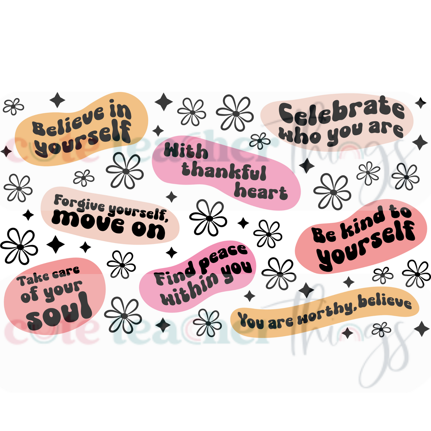 christ quotes glass wrap design