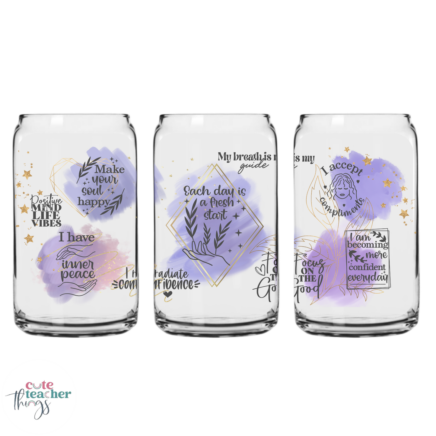 16 oz, libbey glass, with bamboo lid and straw