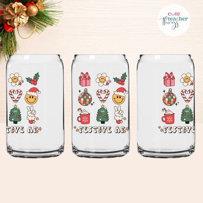 teacher gift, shool staff, trendy party glass cups