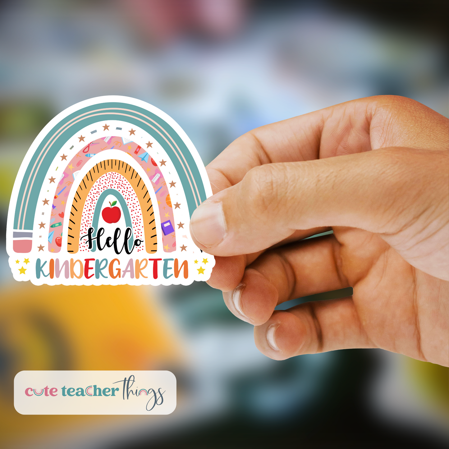 teachers day gift, appreciation, good vibes sticker