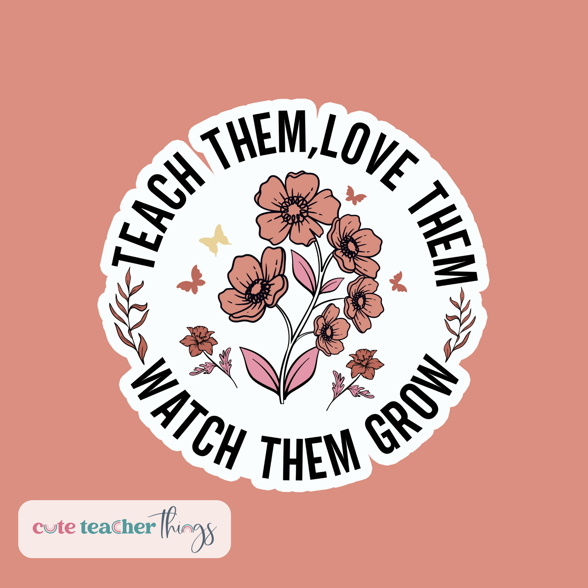 perfect gift idea for teachers, trendy, back to school sticker
