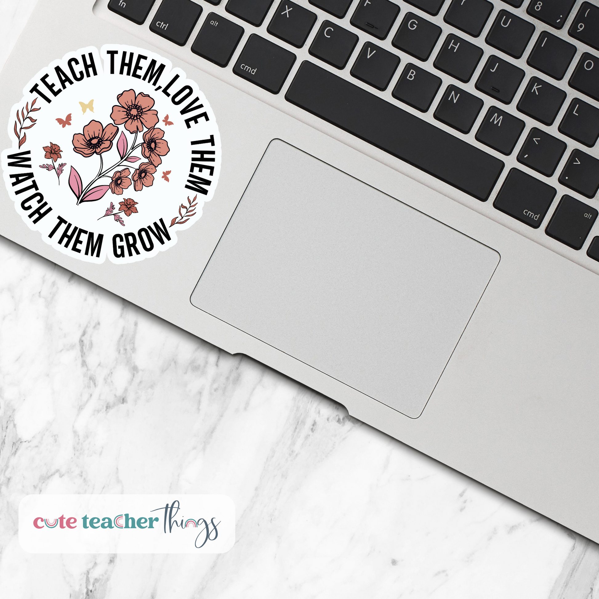 teacher laptop sticker, decorative, water proof