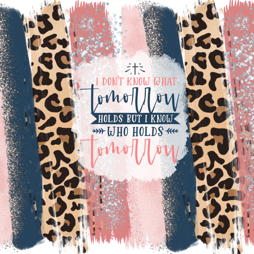 i know who holds tomorrow leopard print svg