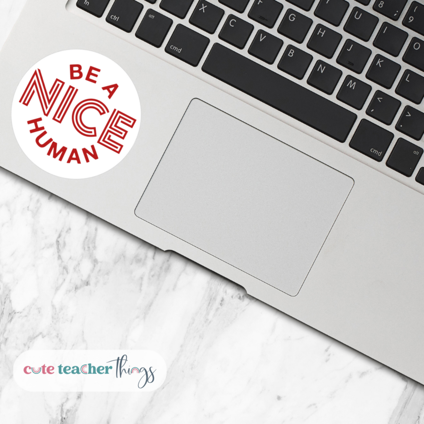be a nice human hydro flask decal, sticker