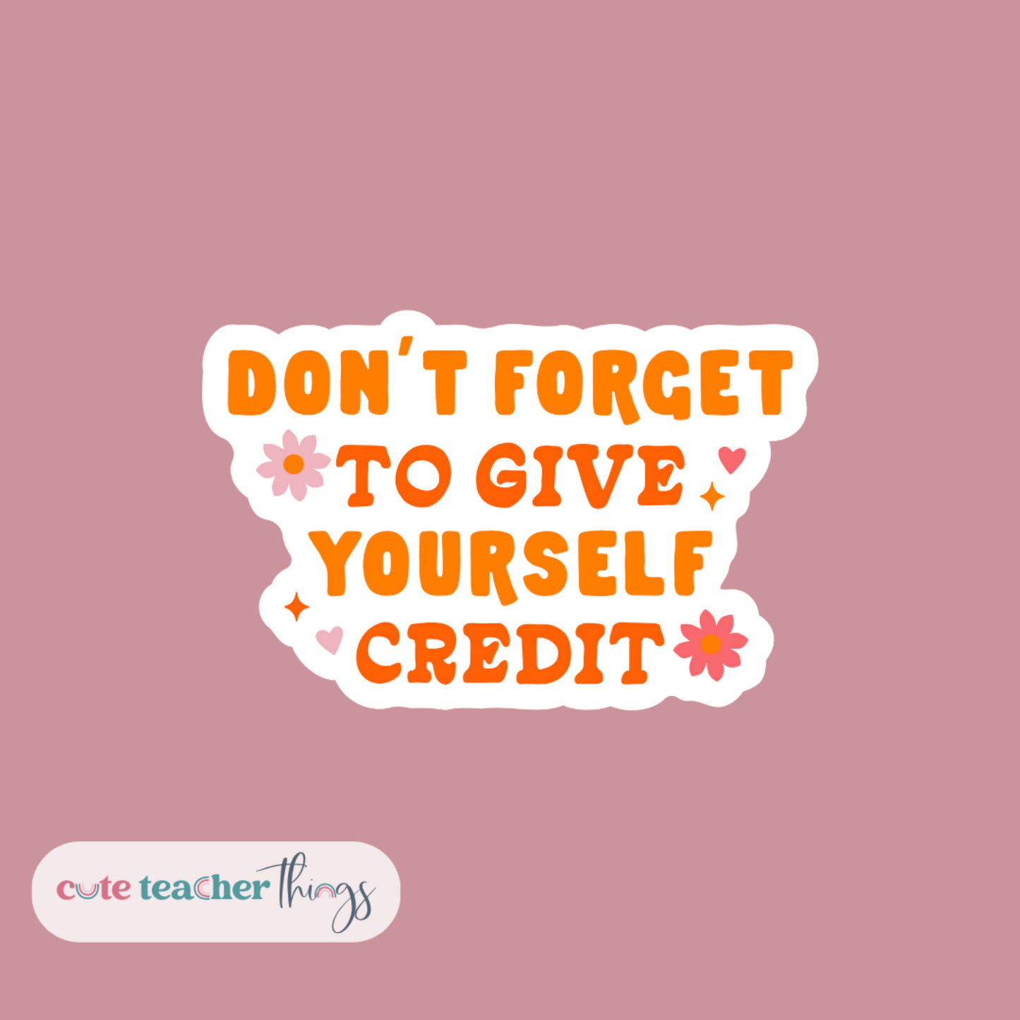mental health awareness sticker, teacher gift, weather proof sticker