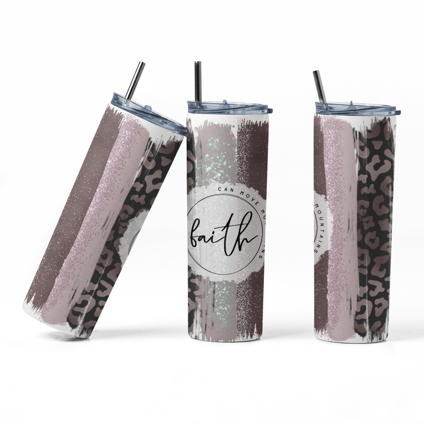 20 oz stainless steel skinny tumbler bible verse christian
