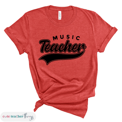 first day of school t-shirt, for music teachers, unisex teacher's shirt