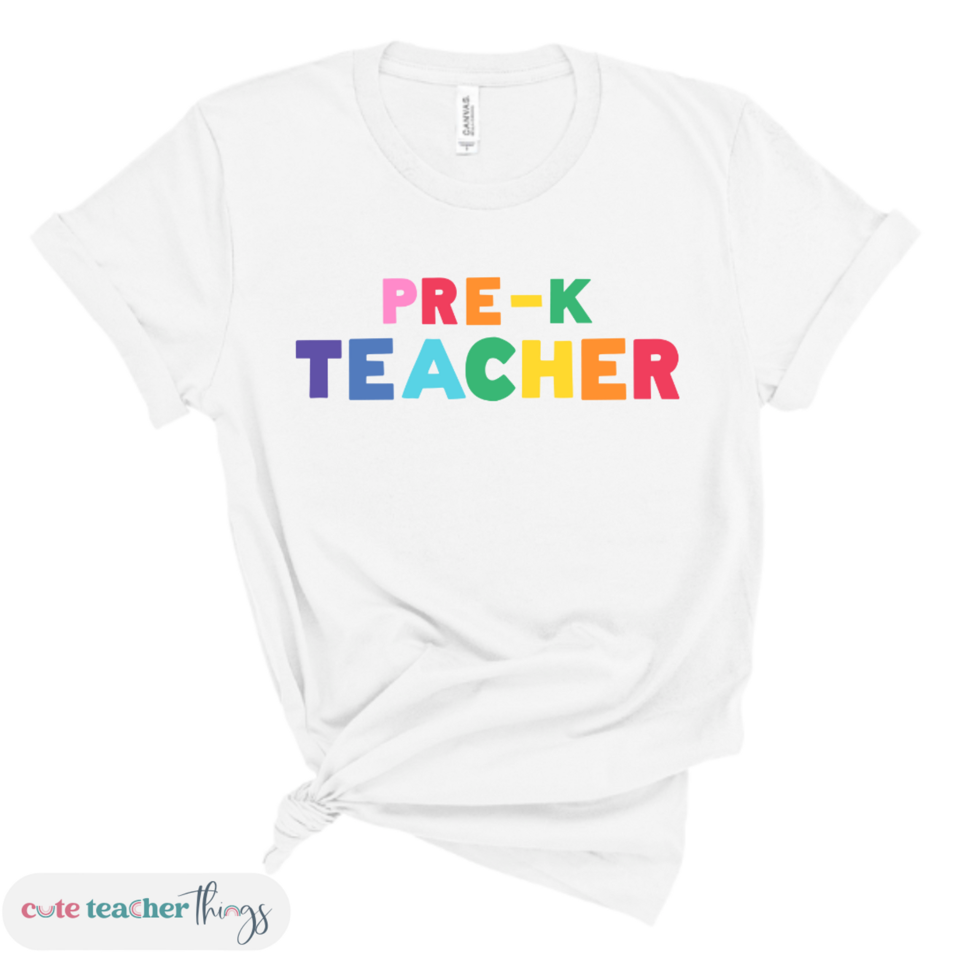 pre-k teacher t-shirt, cotton tee, teacher's day outfit