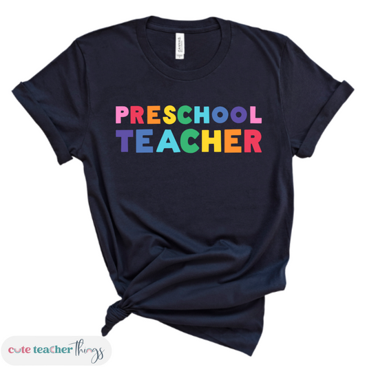gift for preschool teacher, teacher's day celebration shirt, positive affirmation
