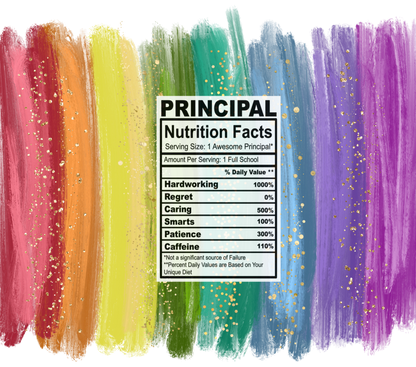 bright rainbow principal nutrition facts svg