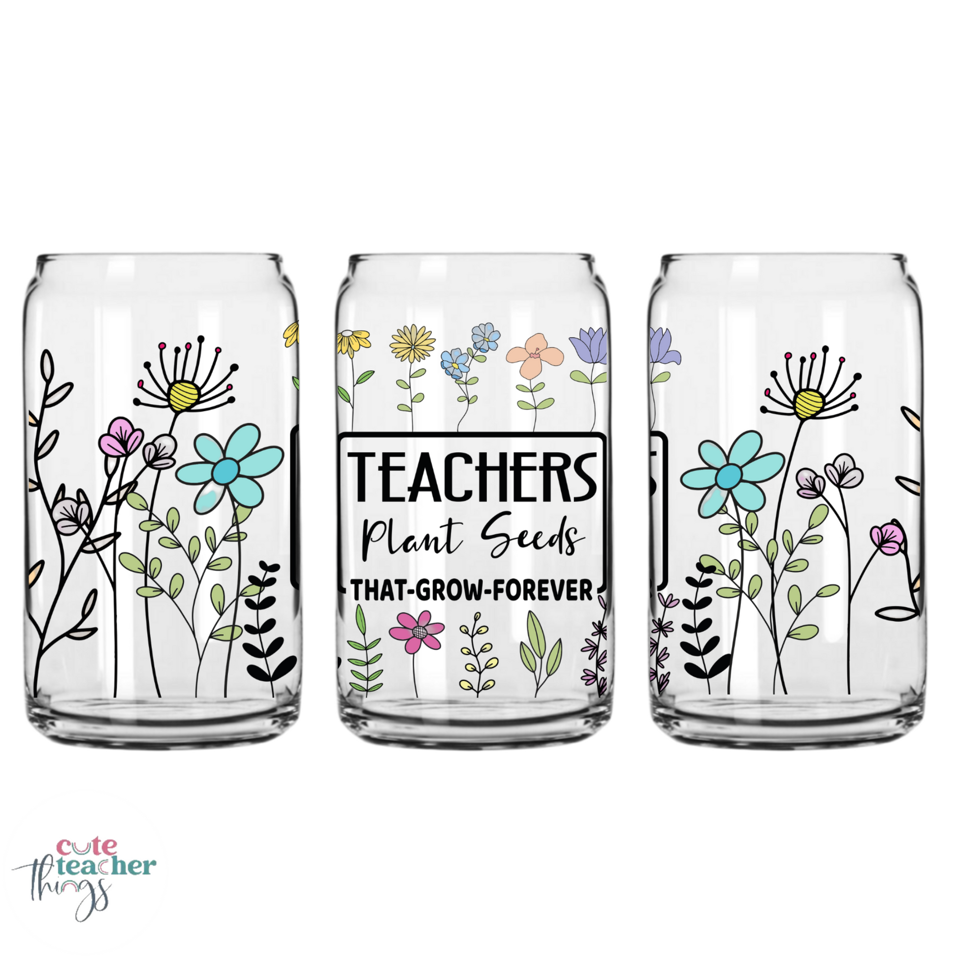affirmation, appreciation gift, for best teacher glass cup