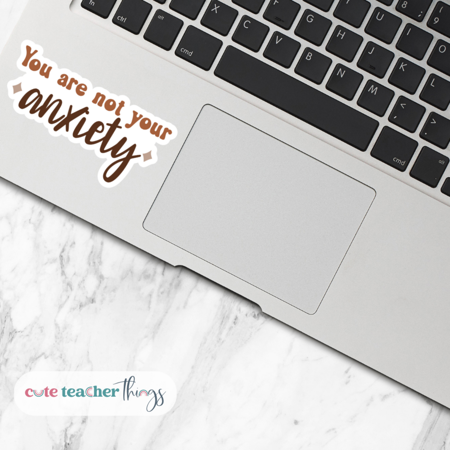 you are not your anxiety sticker, self love, you matter sticker