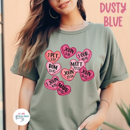 Scripture Heart Tee