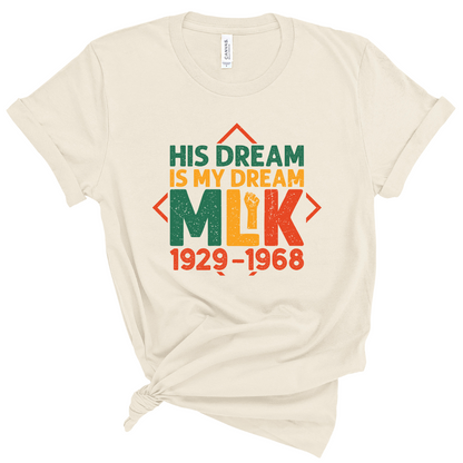 dream like martin, inspirational tee, black queen t-shirt