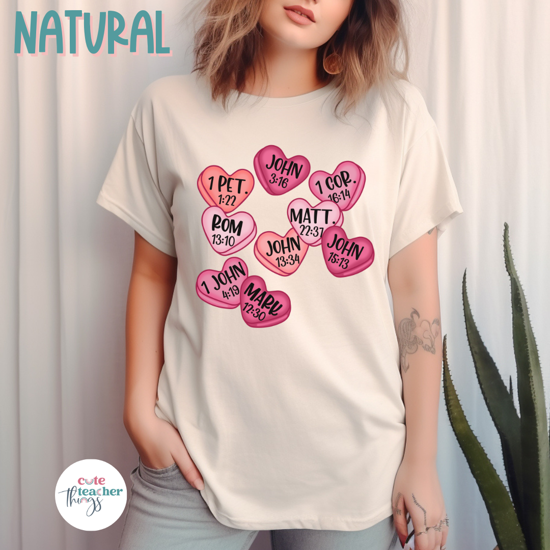 Scripture Heart Tee