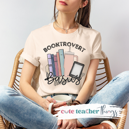 Booktrovert Basics Tee