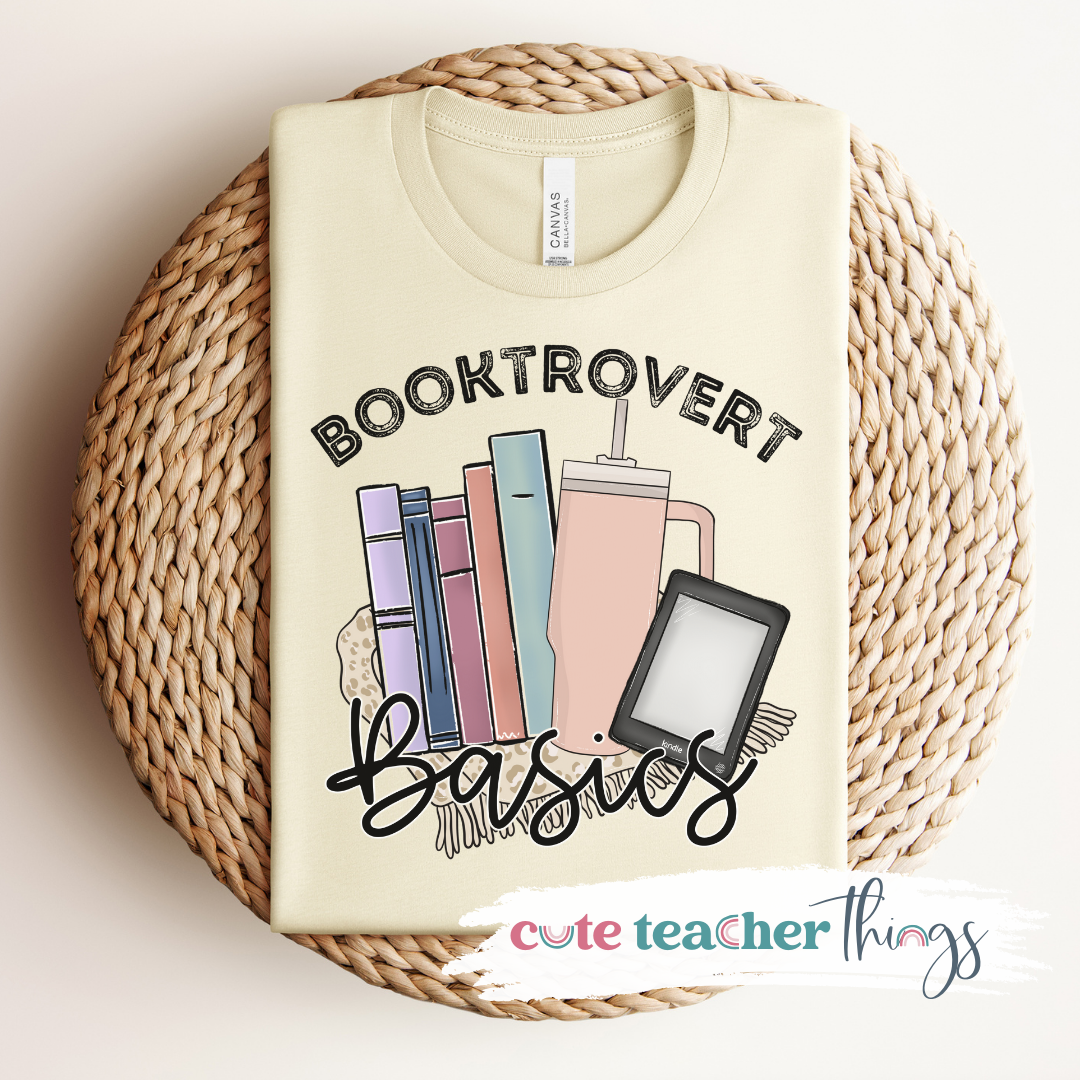 Booktrovert Basics Tee