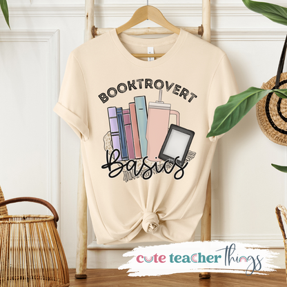 Booktrovert Basics Tee