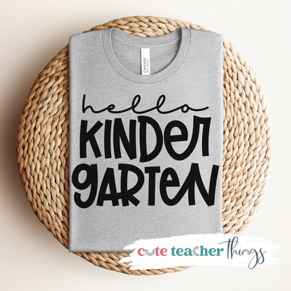 Hello Kindergarten Tee