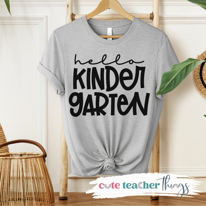 Hello Kindergarten Tee