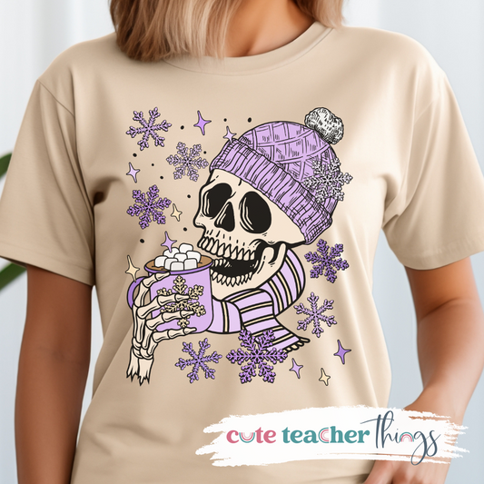 Hot Chocolate Skull Tee