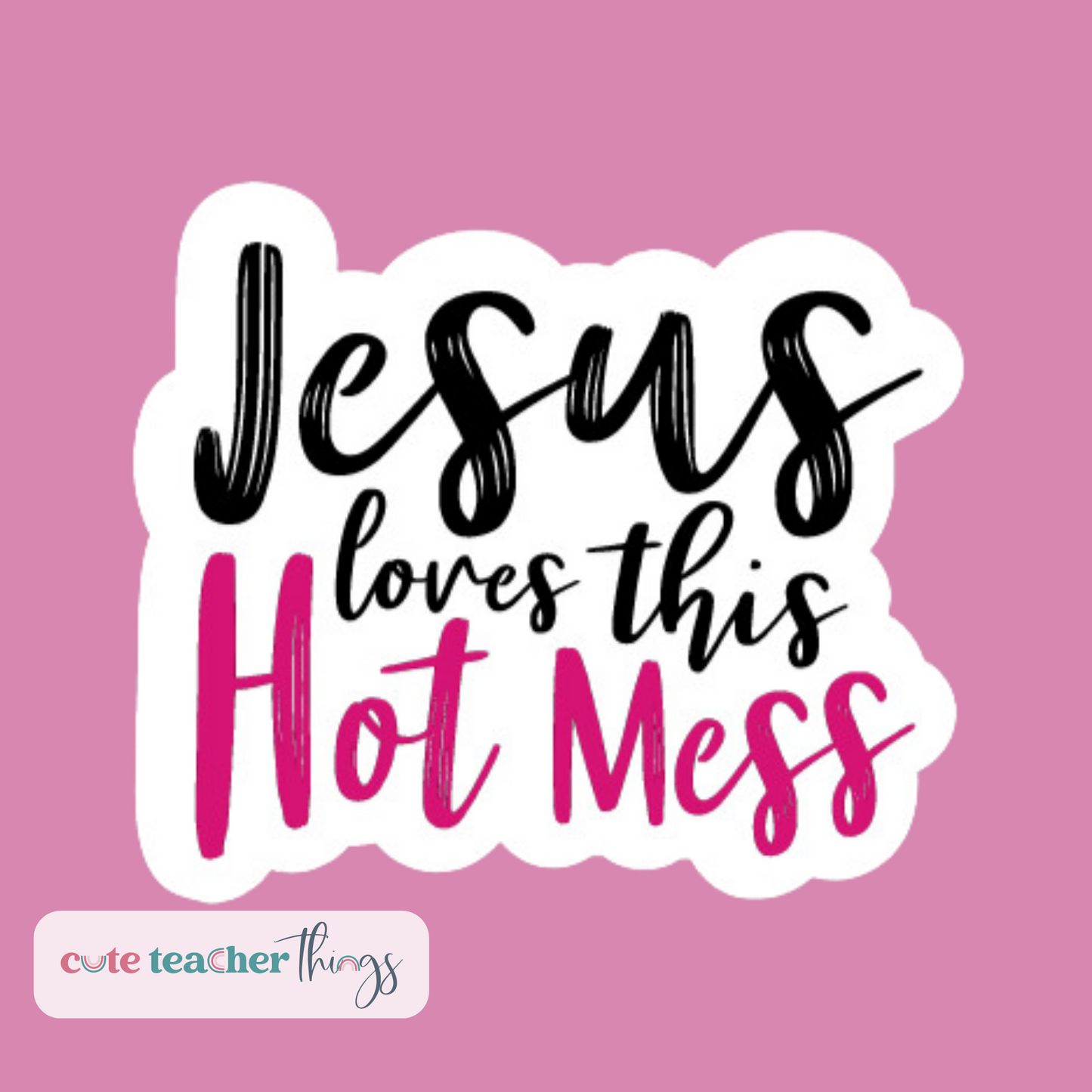 weather proof, christian sticker, teacher appreciation gift