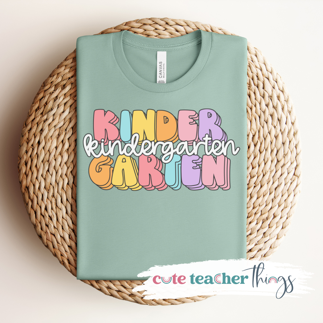 Kindergarten Split Tee