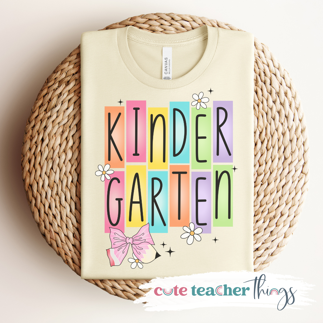 Kindergarten Squares Tee