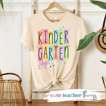 Kindergarten Squares Tee