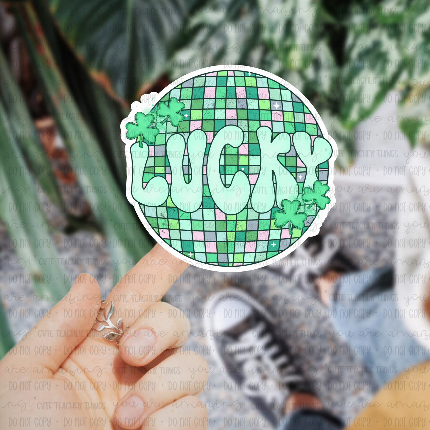 Lucky Disco Sticker