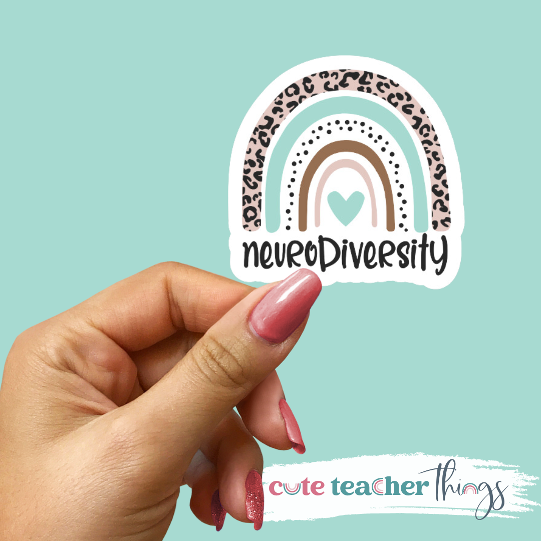 Neurodiversity Rainbow Sticker