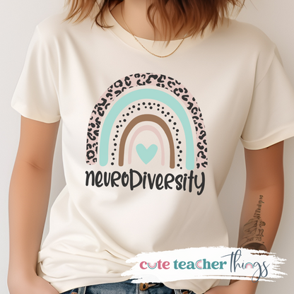 Neurodiversity Rainbow Tee