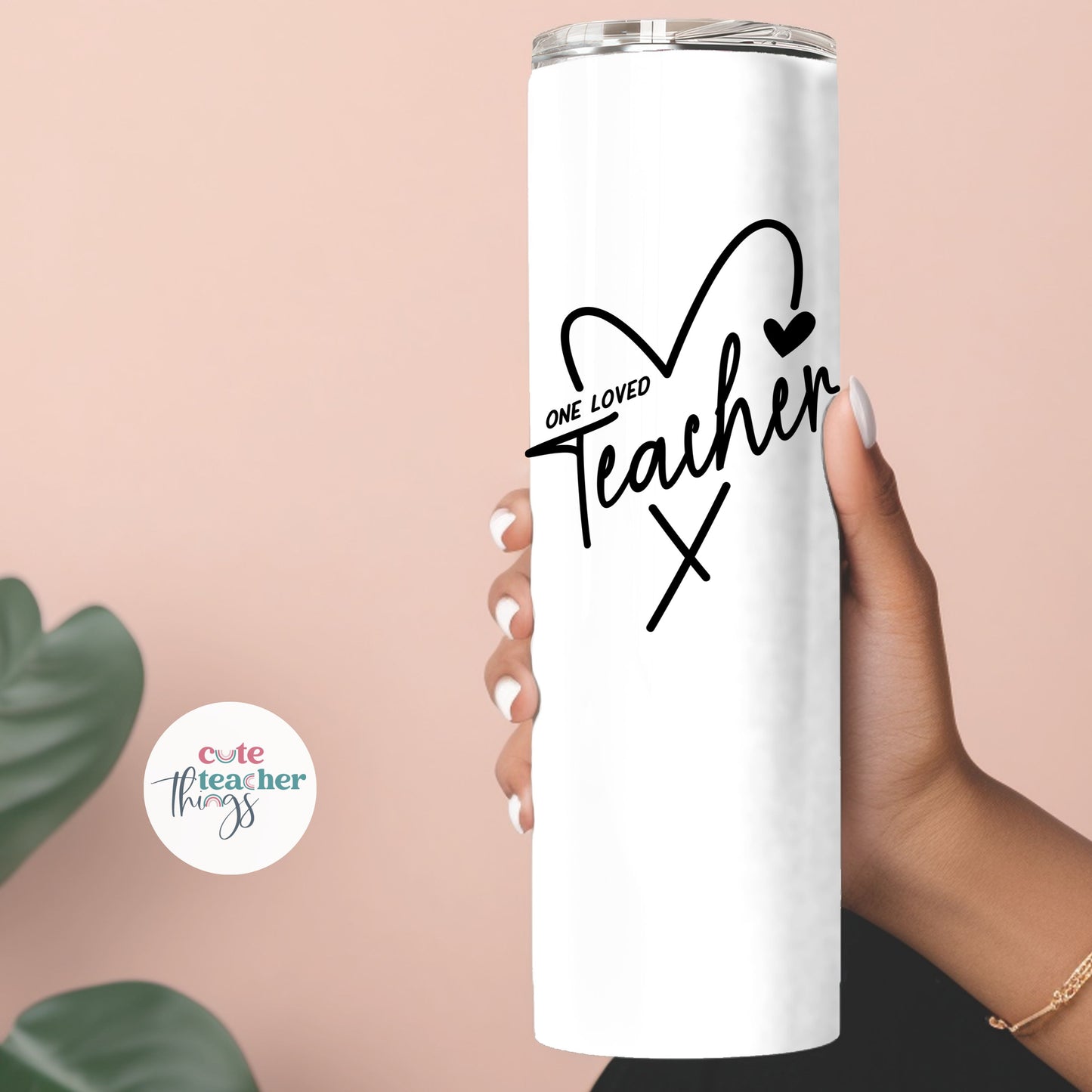 One Loved Teacher Tumbler