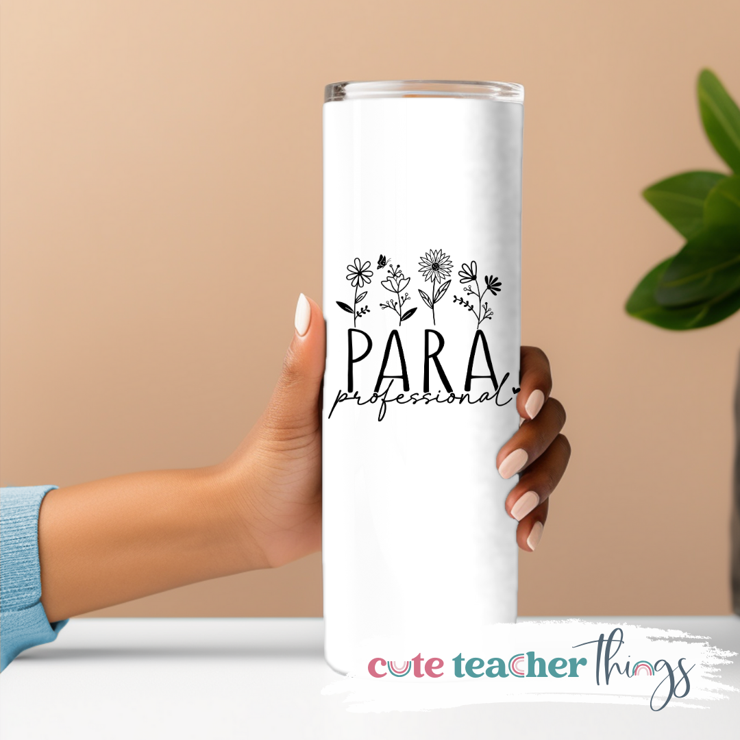 Para Professional Flowers Tumbler