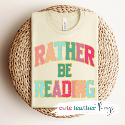 Rather Be Reading Tee