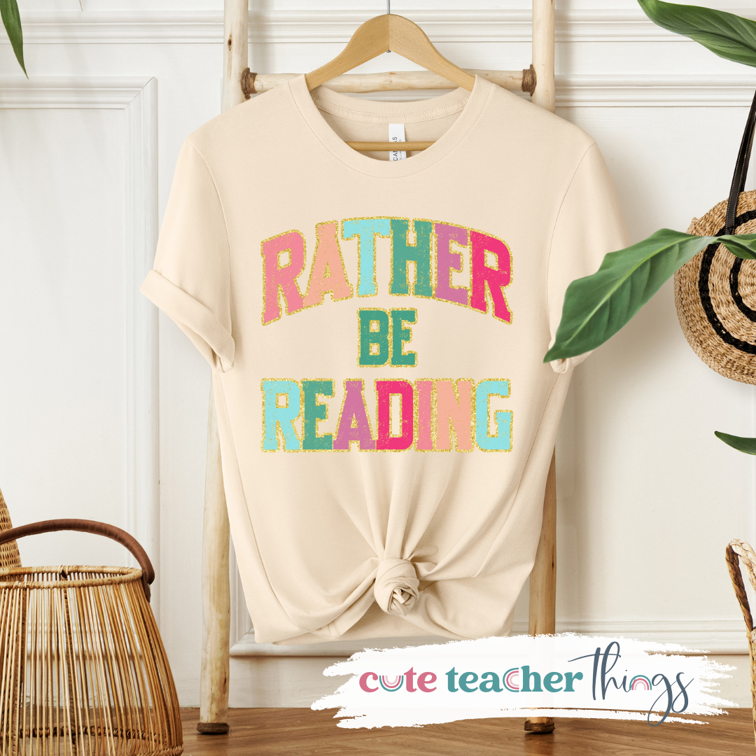 Rather Be Reading Tee