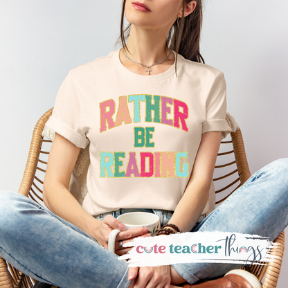 Rather Be Reading Tee