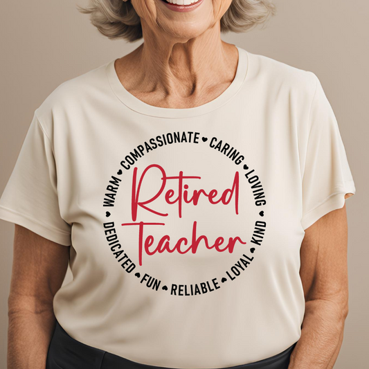 Retired Teacher Circle Tee