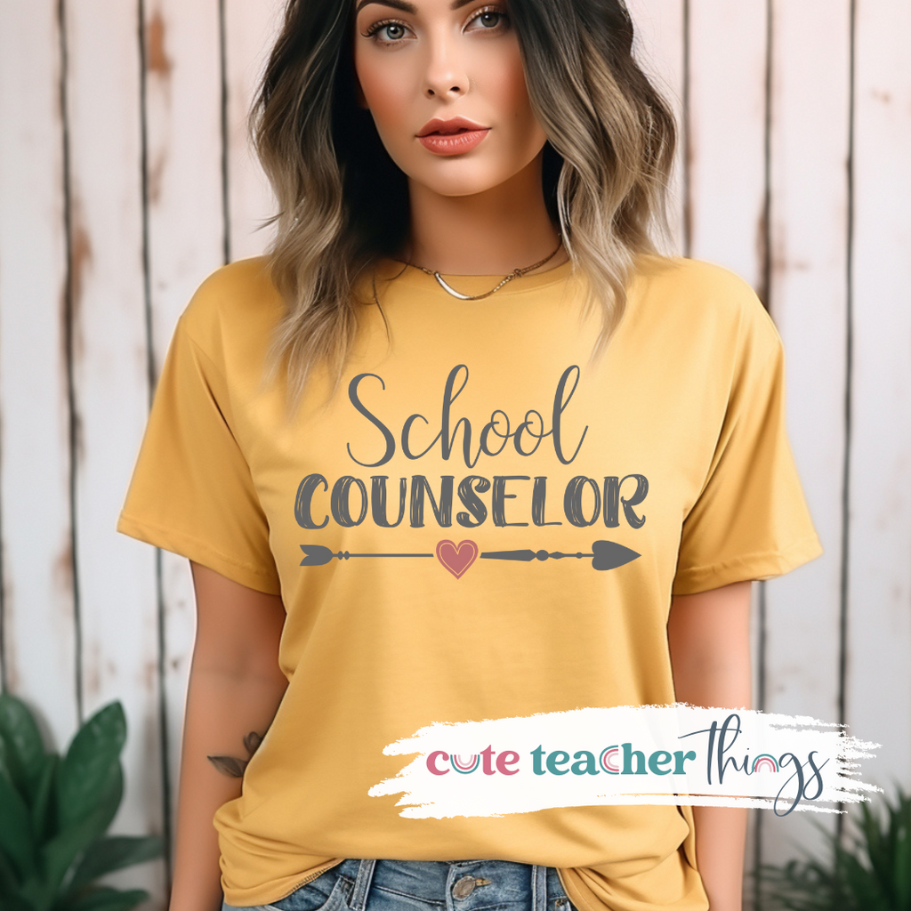 School Counselor Arrow Tee