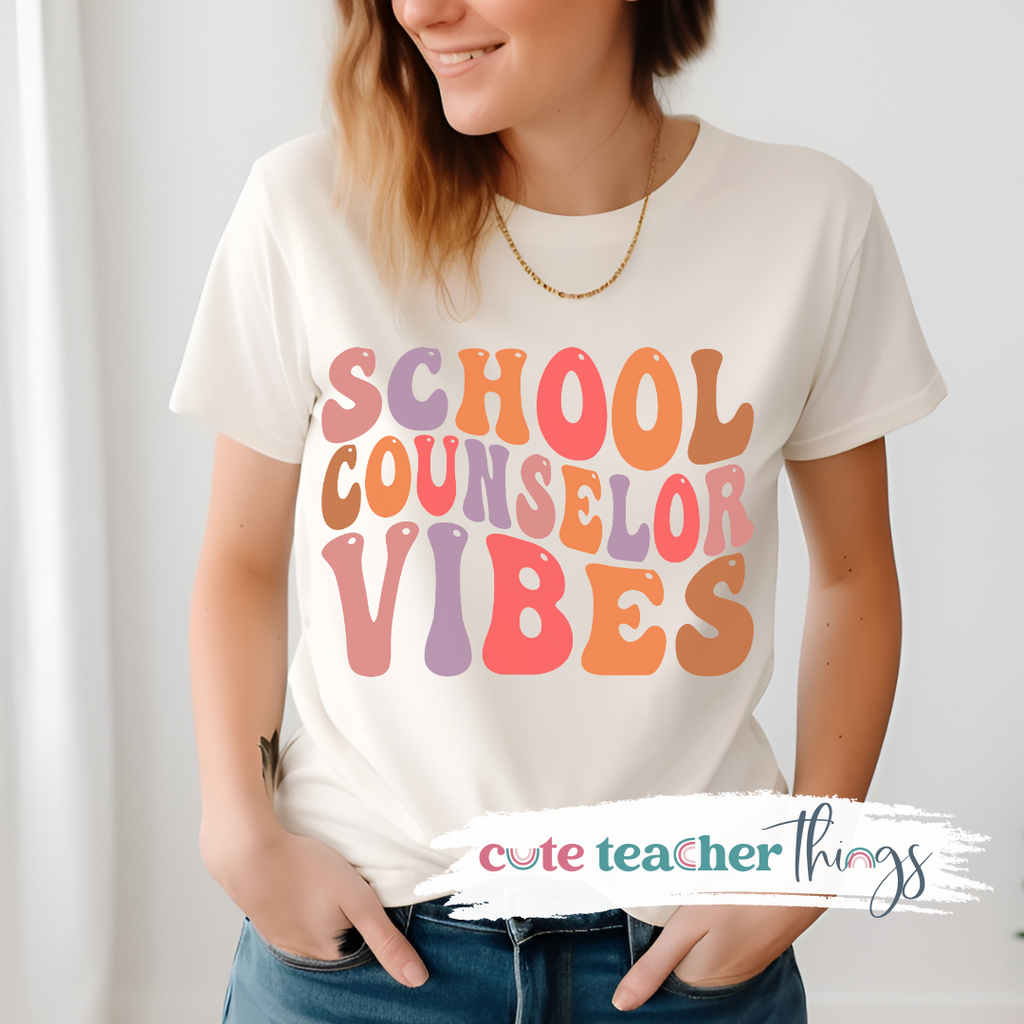 School Counselor Vibes Tee