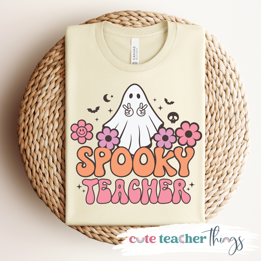 Spooky Teacher Ghost Tee