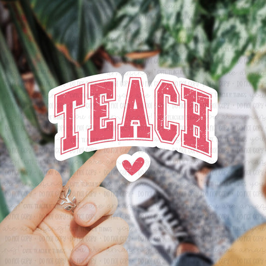 Teach Sticker