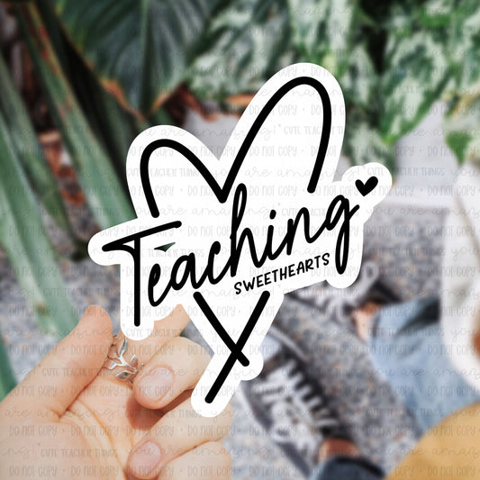 Teaching Sweethearts Sticker