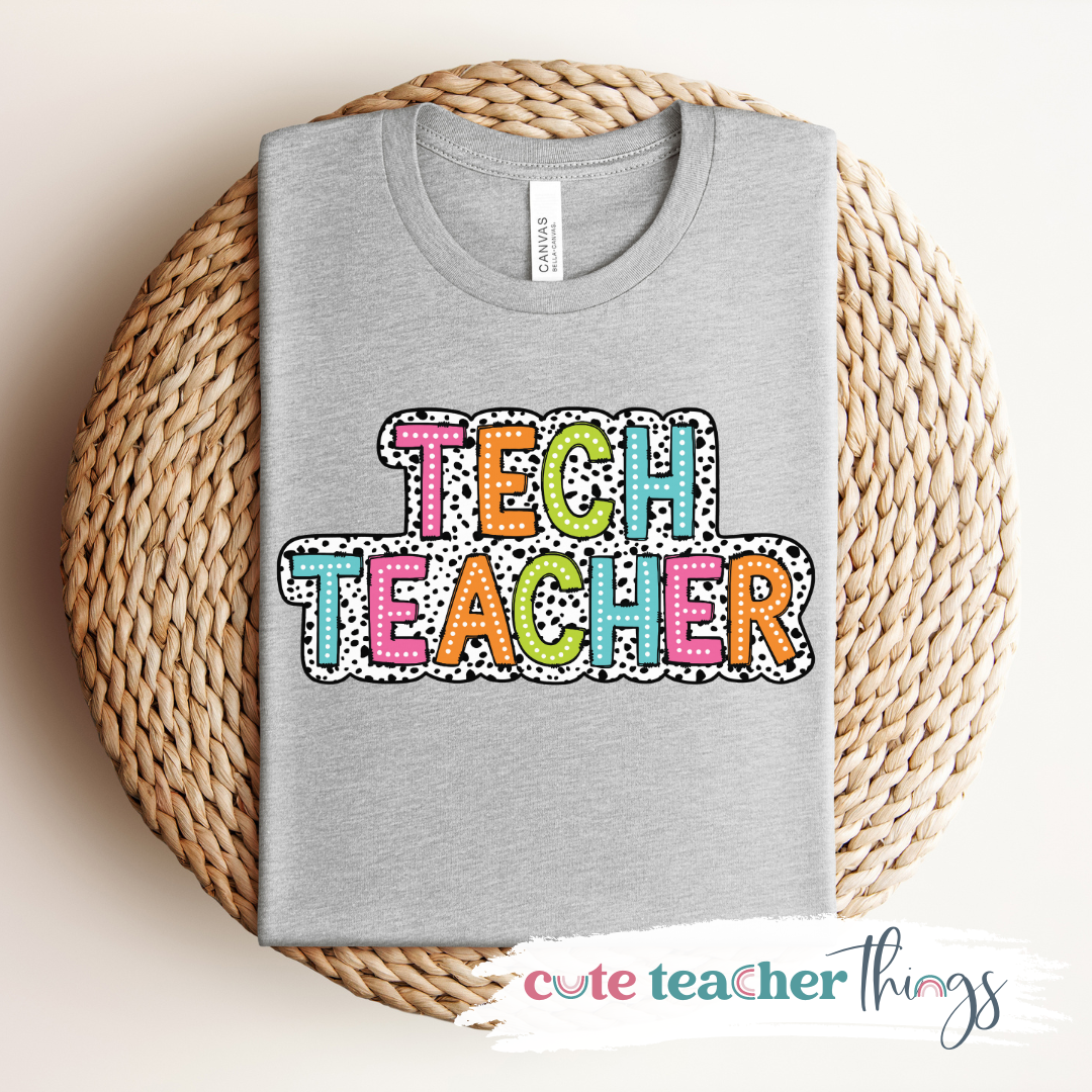 Dalmation Tech Teacher Tee