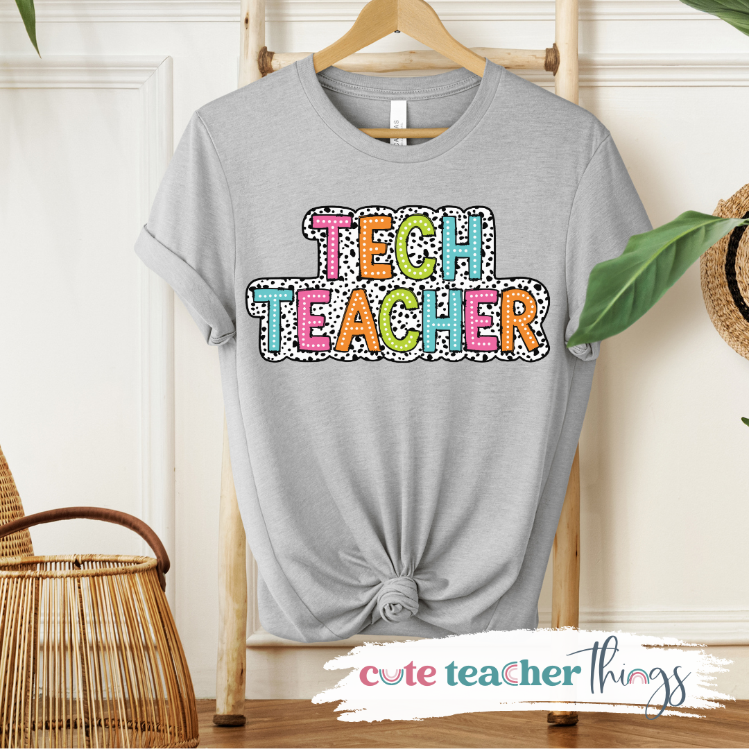 Dalmation Tech Teacher Tee